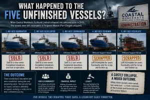 What Happened to the Five Unfinished Vessels