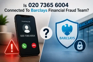 Connected To Barclays Financial Fraud Team
